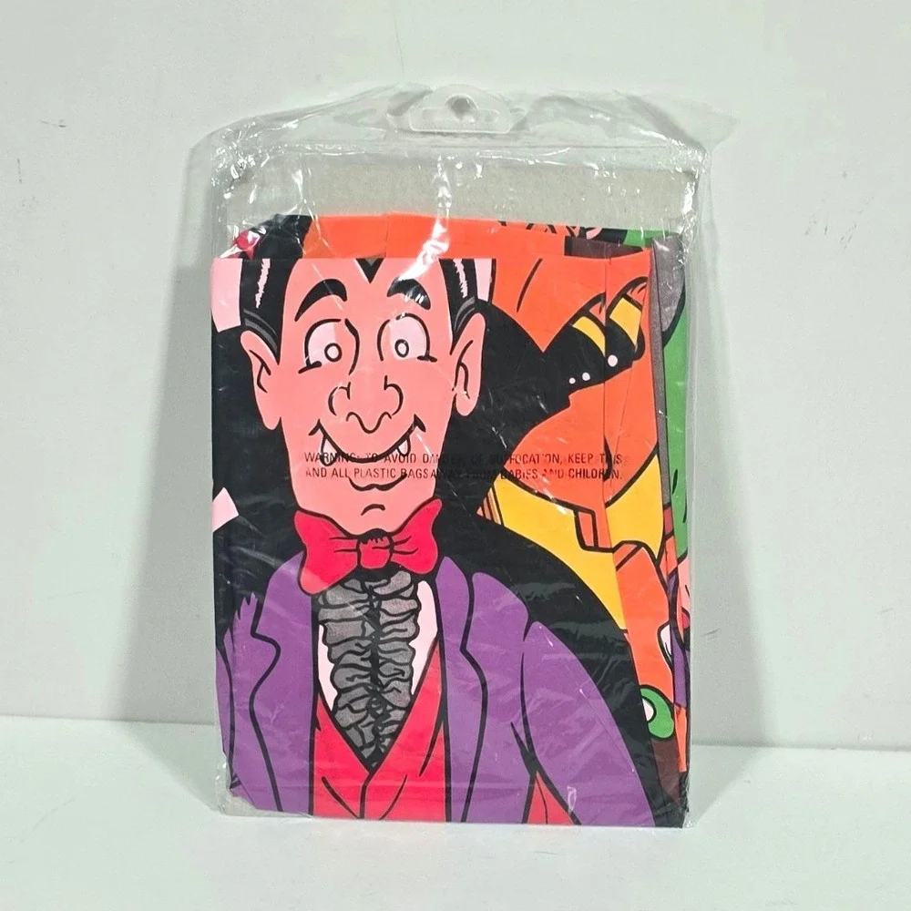 Vintage Tony Halloween Family Door Cover  28x60 Vinyl Indoor Outdoor New